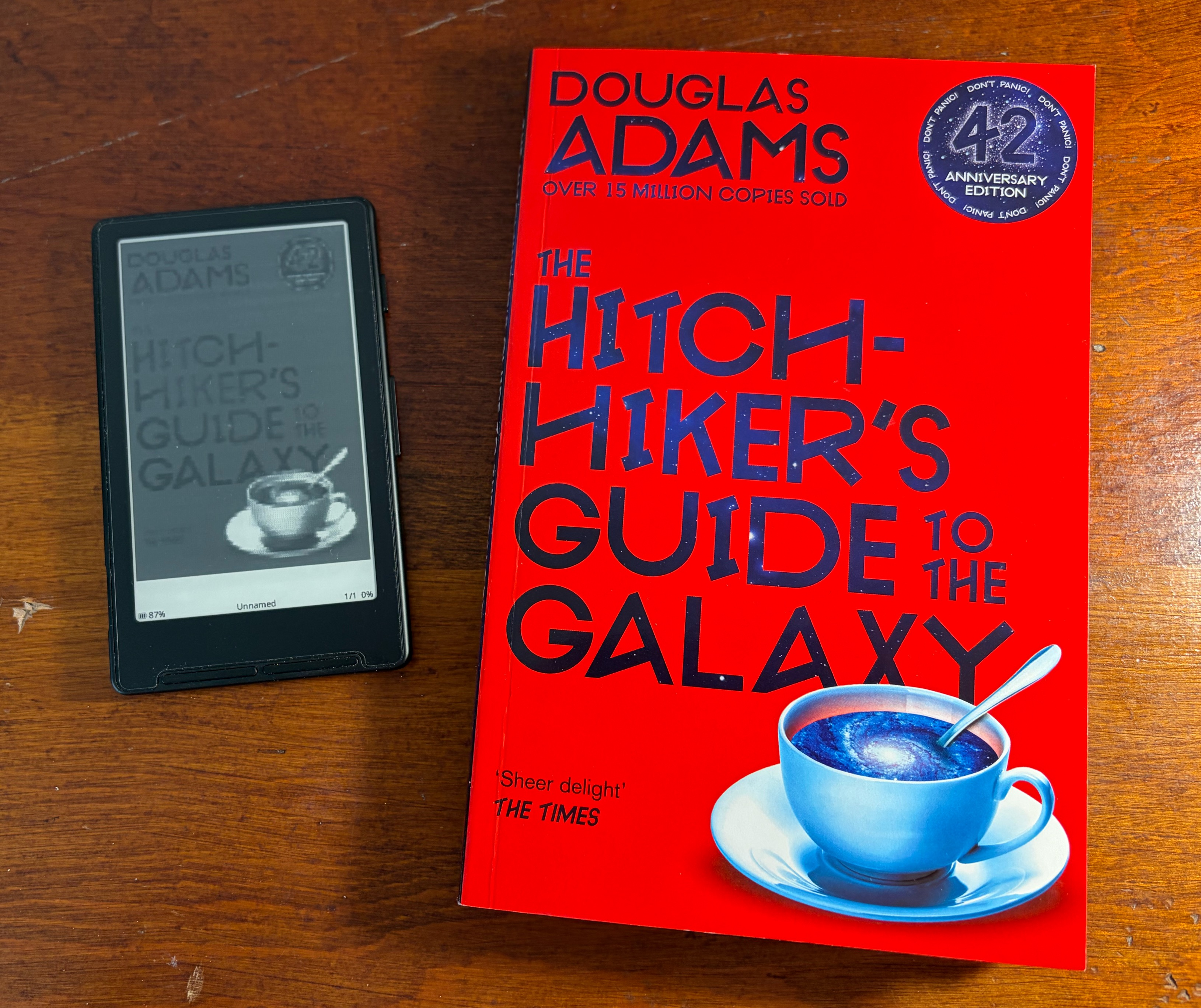 Final EPUB file displayed on the e-reader